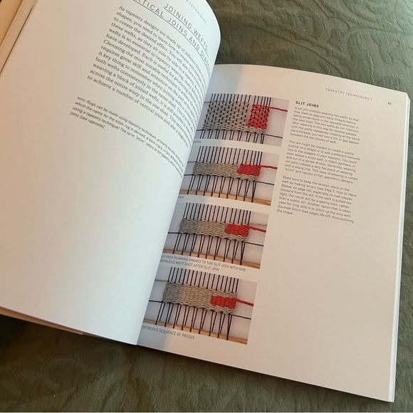 Weaving On A Little Loom For Beginners Techniques & Projects Soft Back Book - Picture 7 of 10